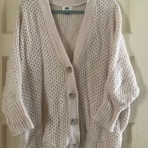 Old Navy Cream Cardigan